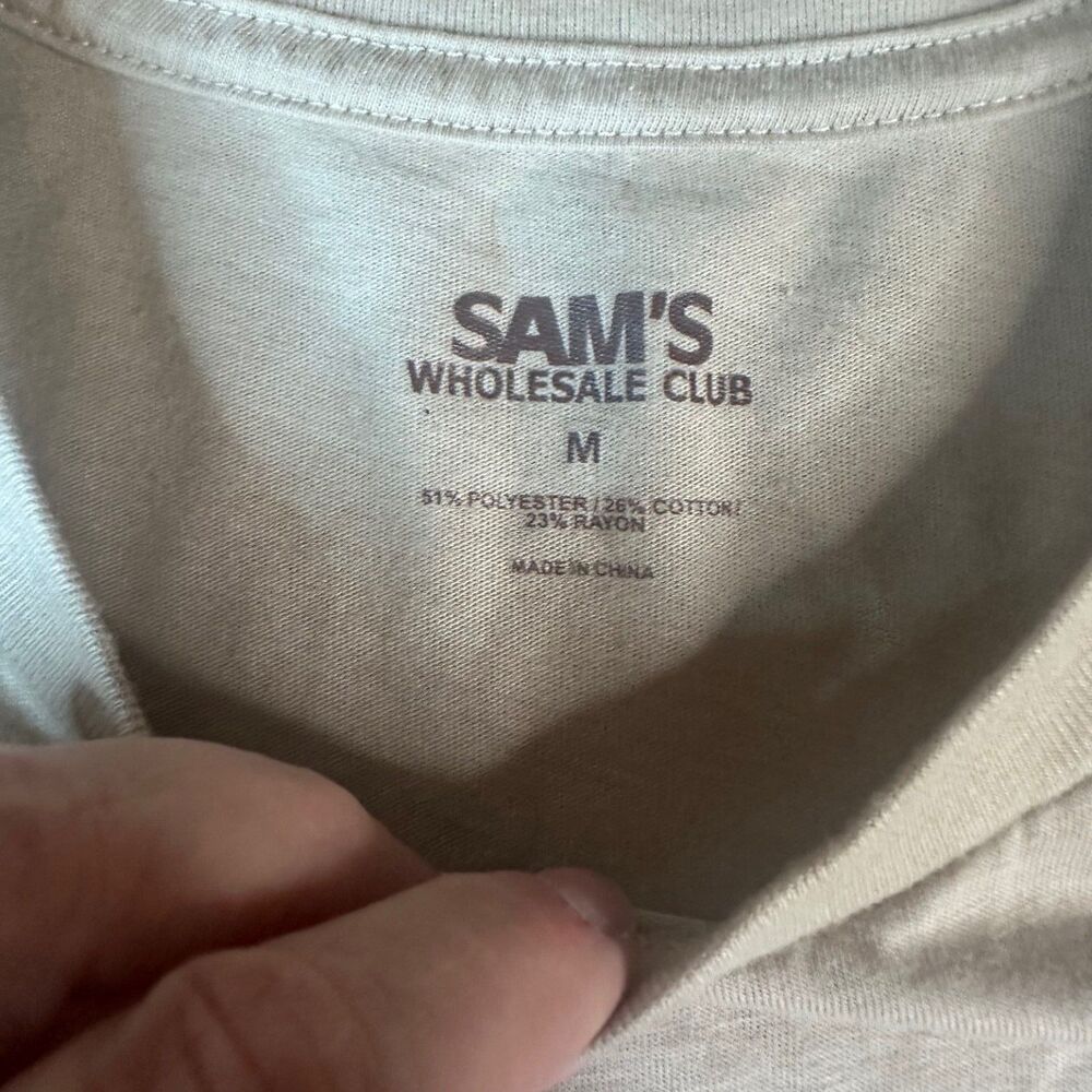 Sam’s Club T-Shirt Medium Tan Funny Retro Grocery‎ Warehouse Tee - Picture 4 of 4